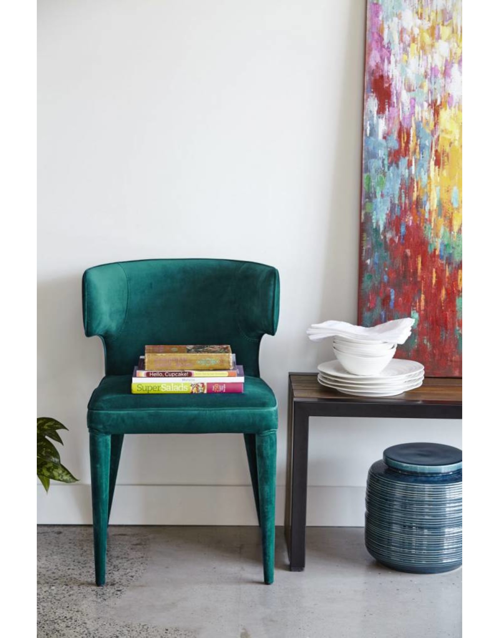 Monroe & Kent JENNAYA DINING CHAIR TEAL