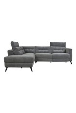 Monroe & Kent BEAUMONT POWER SECTIONAL LEFT DARK GREY