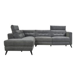 Monroe & Kent BEAUMONT POWER SECTIONAL LEFT DARK GREY