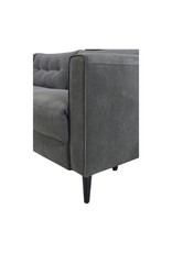 Monroe & Kent BEAUMONT POWER SECTIONAL LEFT DARK GREY