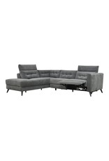 Monroe & Kent BEAUMONT POWER SECTIONAL LEFT DARK GREY
