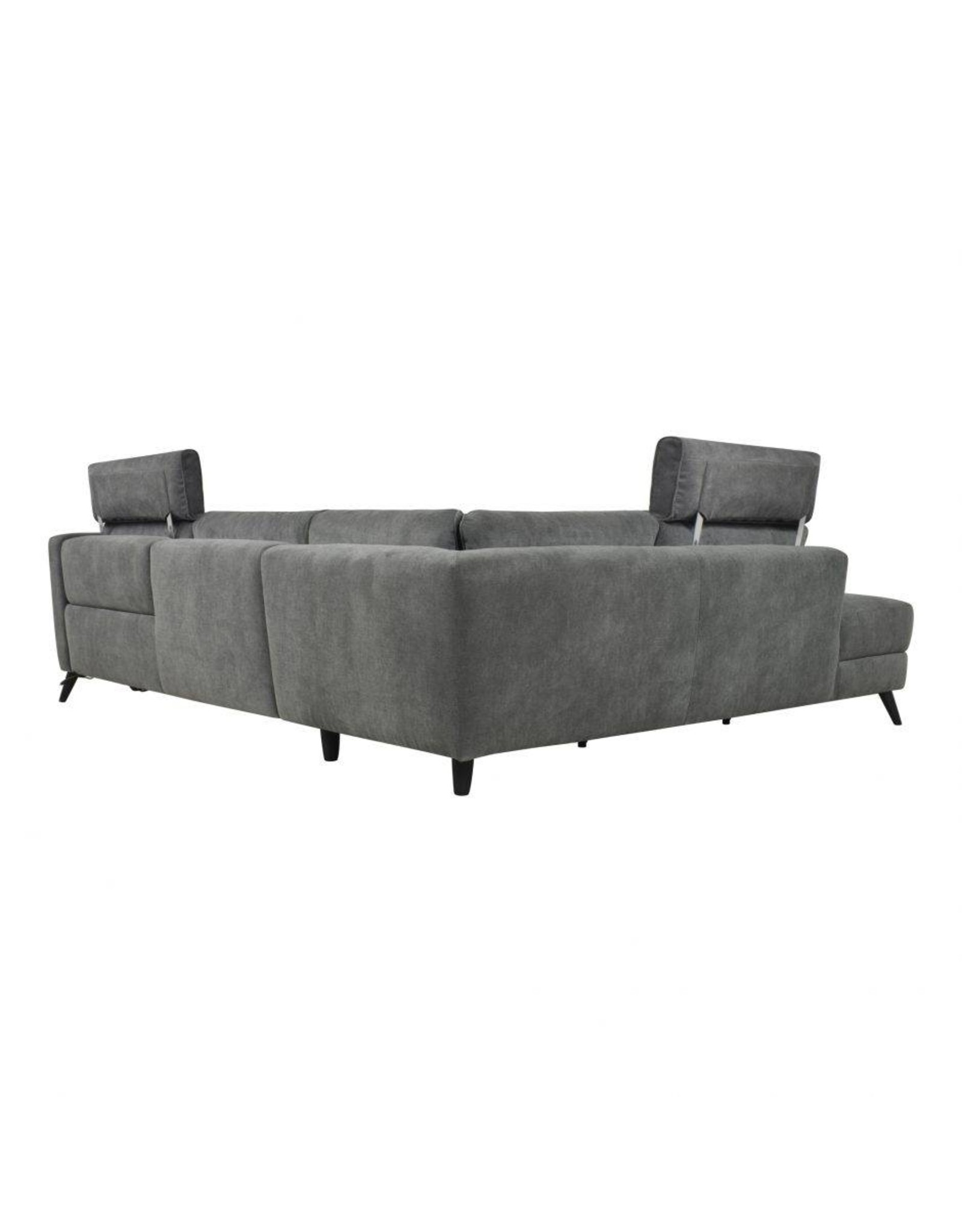 Monroe & Kent BEAUMONT POWER SECTIONAL LEFT DARK GREY