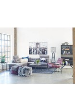Monroe & Kent BEAUMONT POWER SECTIONAL LEFT DARK GREY
