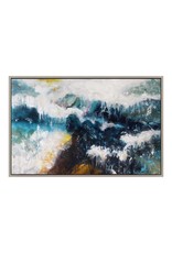 Monroe & Kent WHITECAPS WALL DECOR W/FRAME