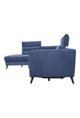 Monroe & Kent BEAUMONT POWER SECTIONAL LEFT NAVY