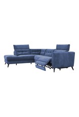 Monroe & Kent BEAUMONT POWER SECTIONAL LEFT NAVY