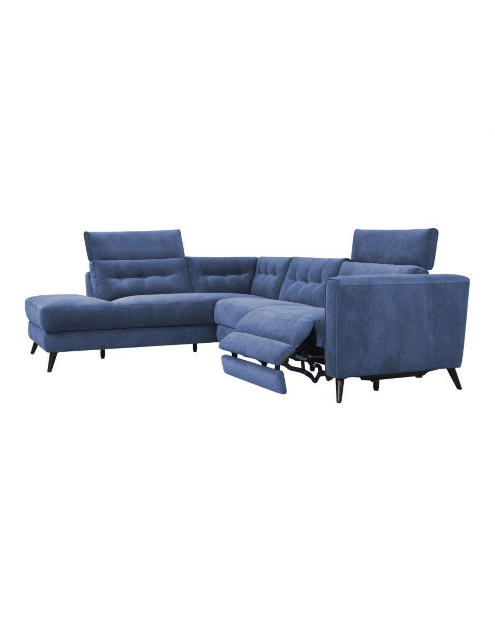 Monroe & Kent BEAUMONT POWER SECTIONAL LEFT NAVY
