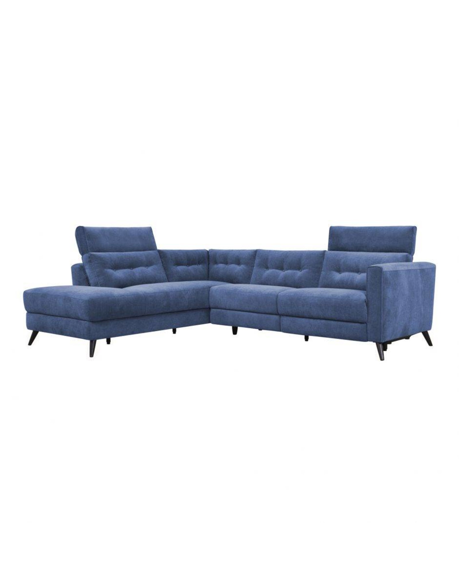Monroe & Kent BEAUMONT POWER SECTIONAL LEFT NAVY