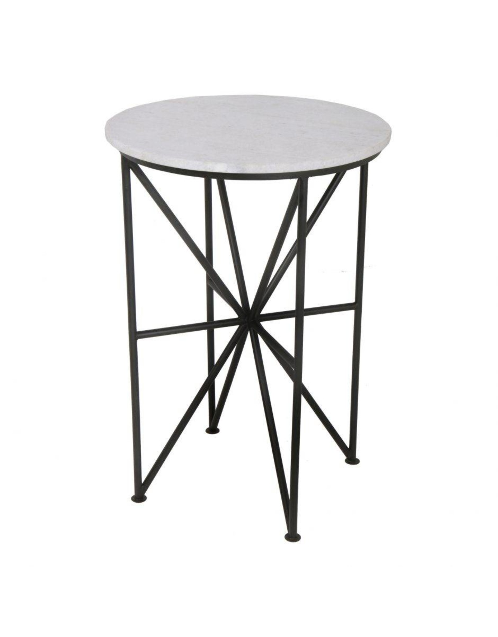 Monroe & Kent QUADRANT MARBLE ACCENT TABLE