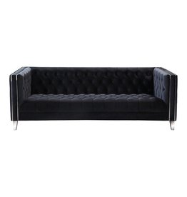 Monroe & Kent ALISTAIR SOFA BLACK VELVET