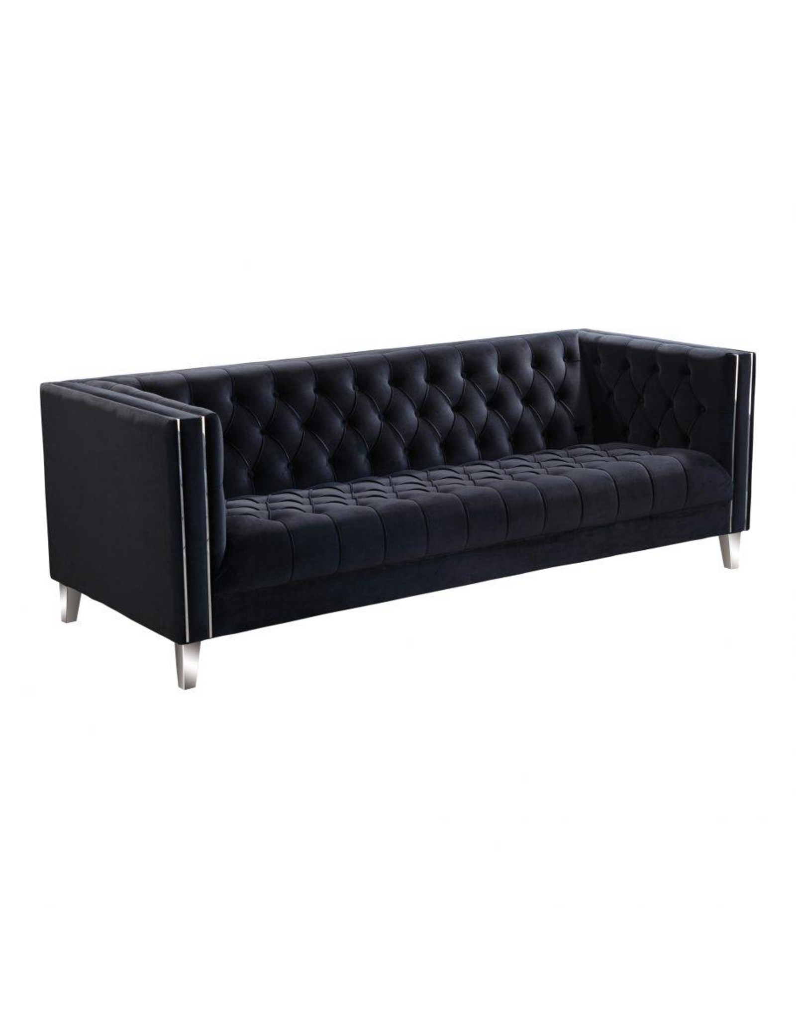 Monroe & Kent ALISTAIR SOFA BLACK VELVET