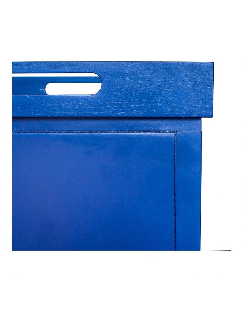 Indochine Mini Bar Cabinet Blue Monroe Kent Indochine Mini Bar Cabinet Blue