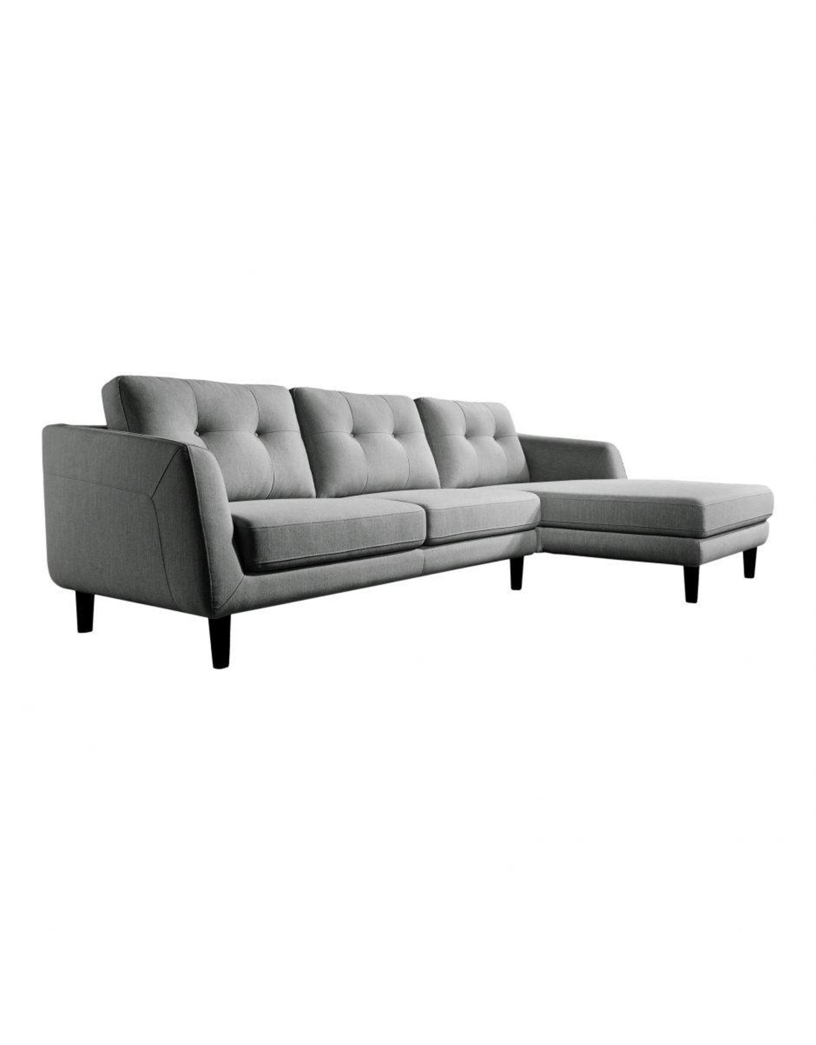 Monroe & Kent COREY SECTIONAL DARK GREY RIGHT