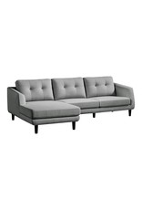 Monroe & Kent COREY SECTIONAL DARK GREY LEFT