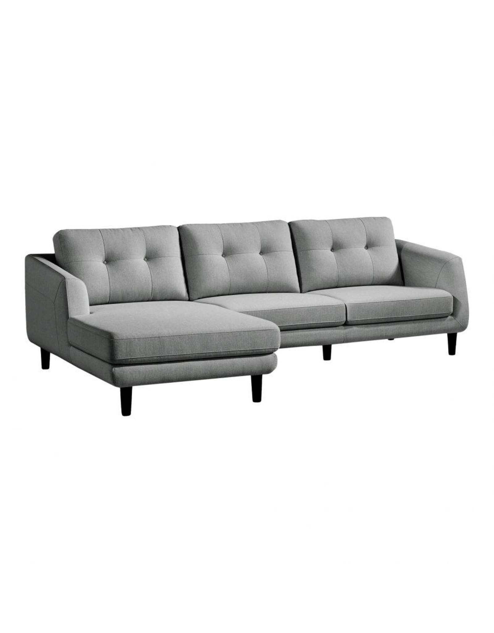 Monroe & Kent COREY SECTIONAL DARK GREY LEFT