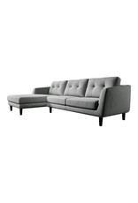Monroe & Kent COREY SECTIONAL DARK GREY LEFT