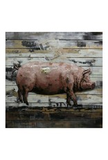 Monroe & Kent COUNTRY PIG WALL DECOR