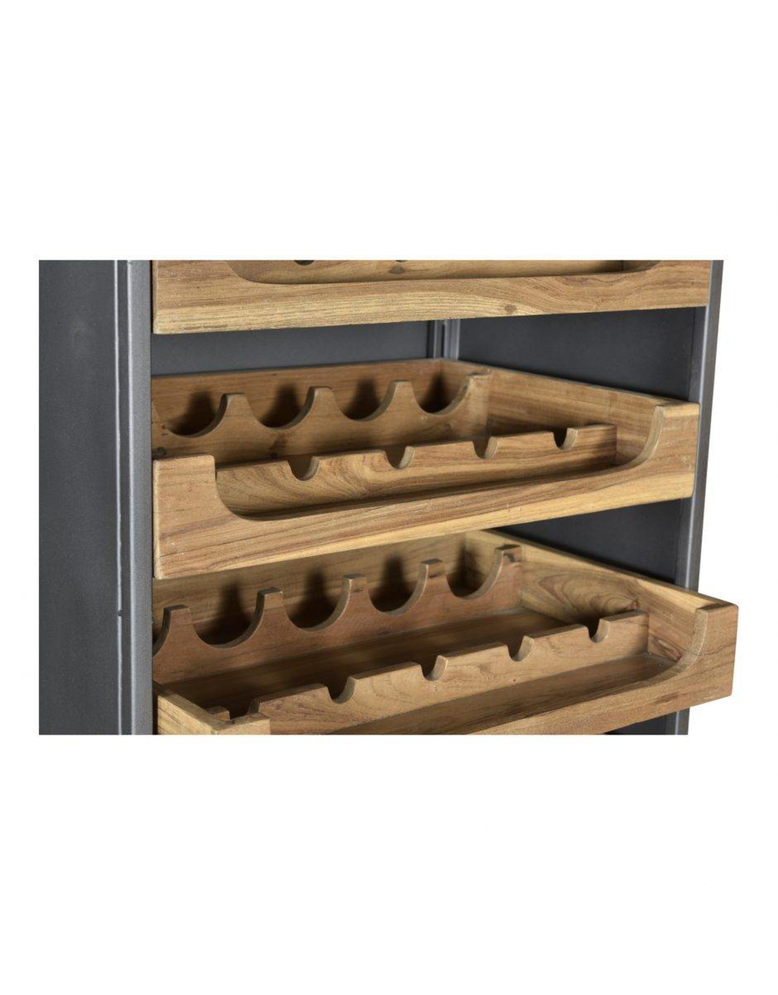 Monroe & Kent SPEAKEASY TEAK WINE CABINET