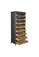 Monroe & Kent SPEAKEASY TEAK WINE CABINET