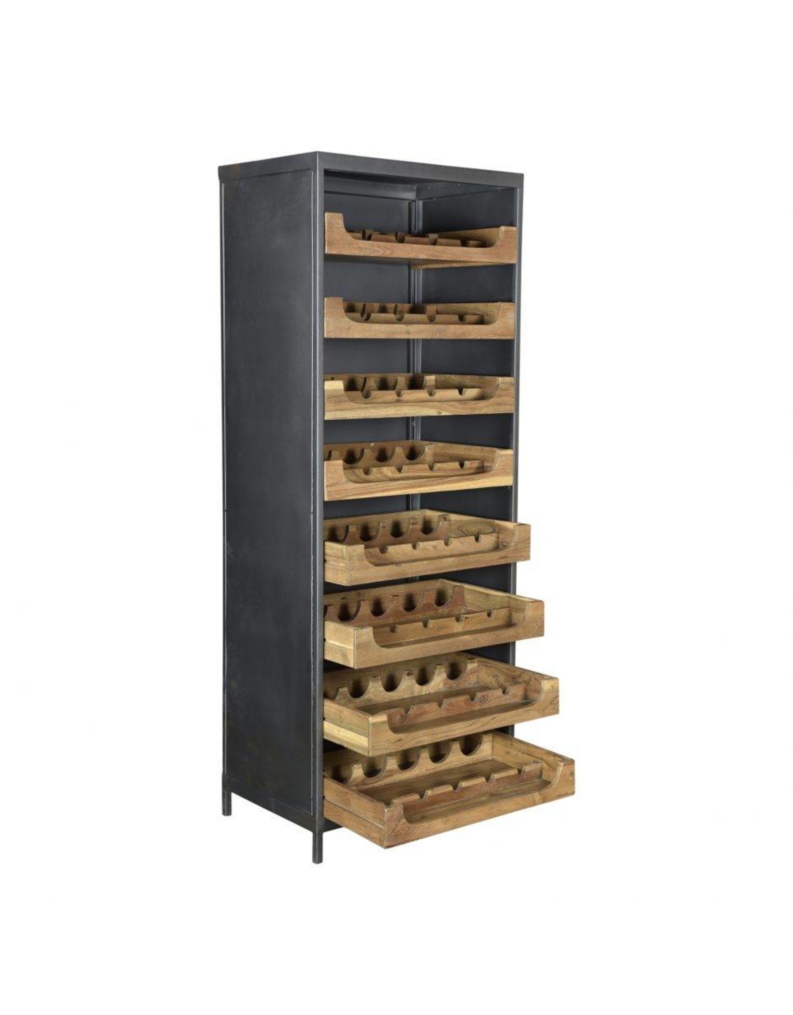 Monroe & Kent SPEAKEASY TEAK WINE CABINET