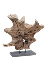 Monroe & Kent DAX NATURAL TEAK SCULPTURE