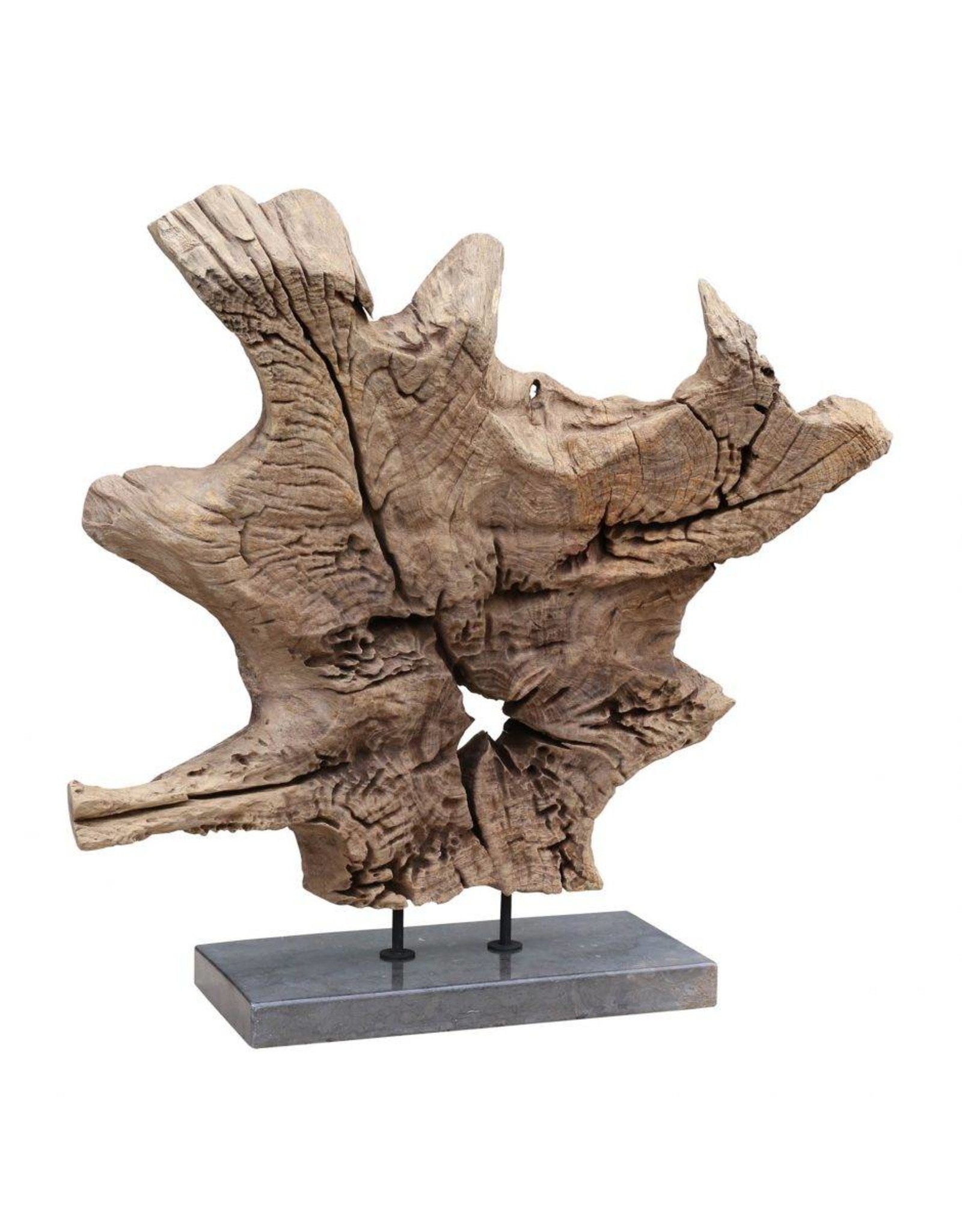Monroe & Kent DAX NATURAL TEAK SCULPTURE