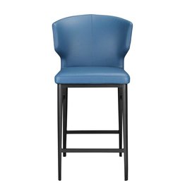 Monroe & Kent DELANEY COUNTER STOOL STEEL BLUE