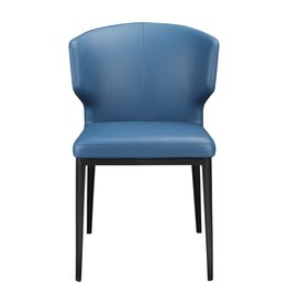 Monroe & Kent DELANEY SIDE CHAIR STEEL BLUE-SET OF TWO