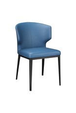 Monroe & Kent DELANEY SIDE CHAIR STEEL BLUE-SET OF TWO