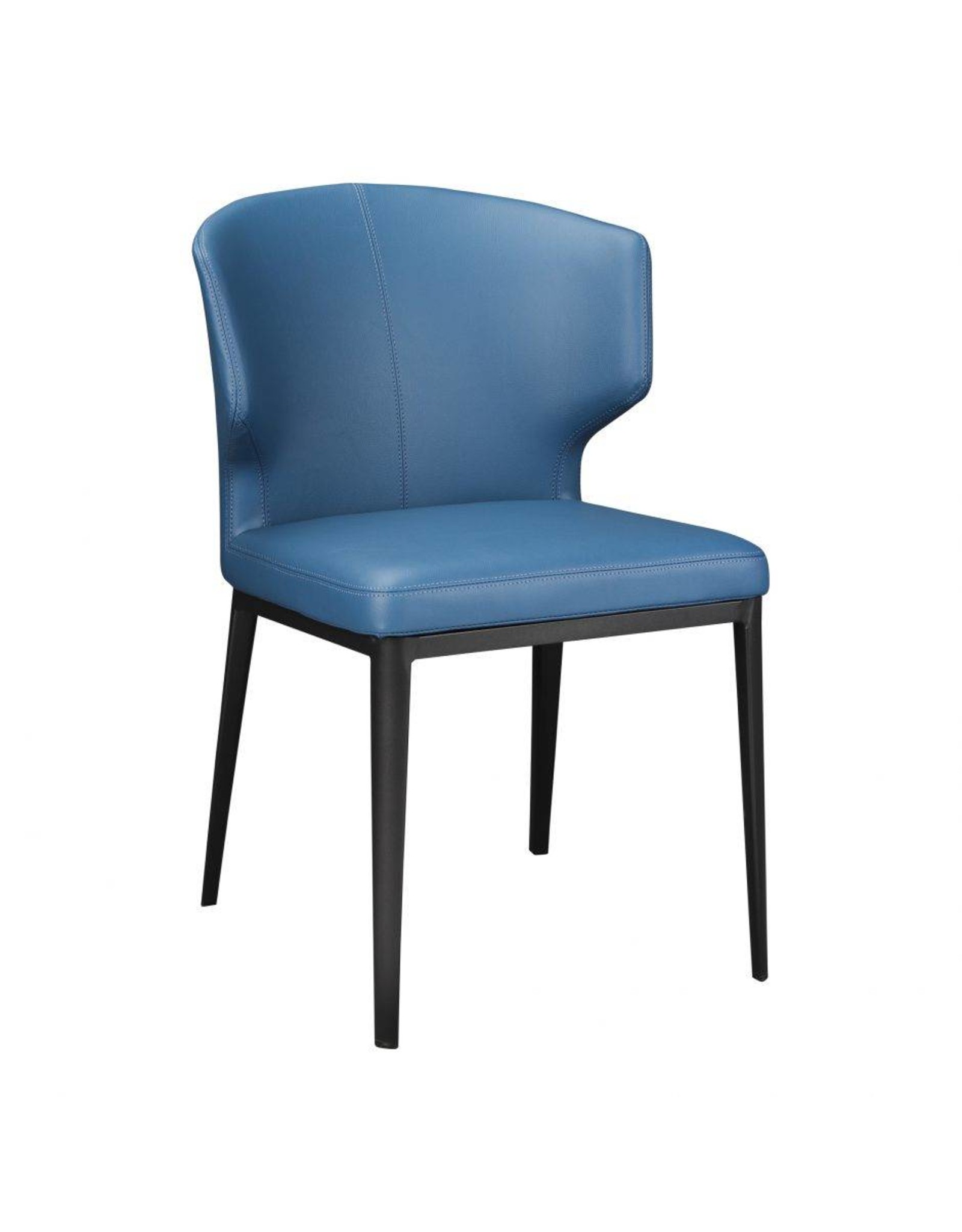 Monroe & Kent DELANEY SIDE CHAIR STEEL BLUE-SET OF TWO