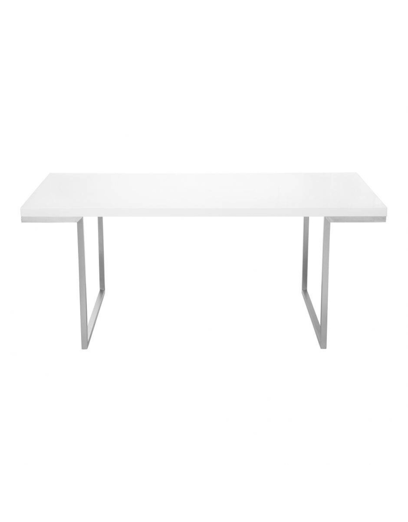 Monroe & Kent REPETIR DINING TABLE WHITE LACQUER