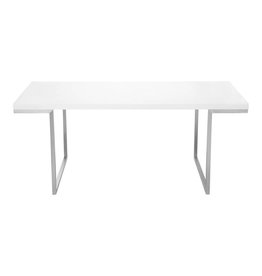 Monroe & Kent REPETIR DINING TABLE WHITE LACQUER