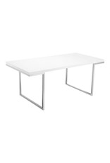 Monroe & Kent REPETIR DINING TABLE WHITE LACQUER
