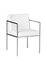 Monroe & Kent CAPO ARM CHAIR WHITE
