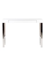 Monroe & Kent TURA CONSOLE TABLE WHITE LAQUER