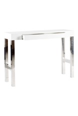 Monroe & Kent TURA CONSOLE TABLE WHITE LAQUER
