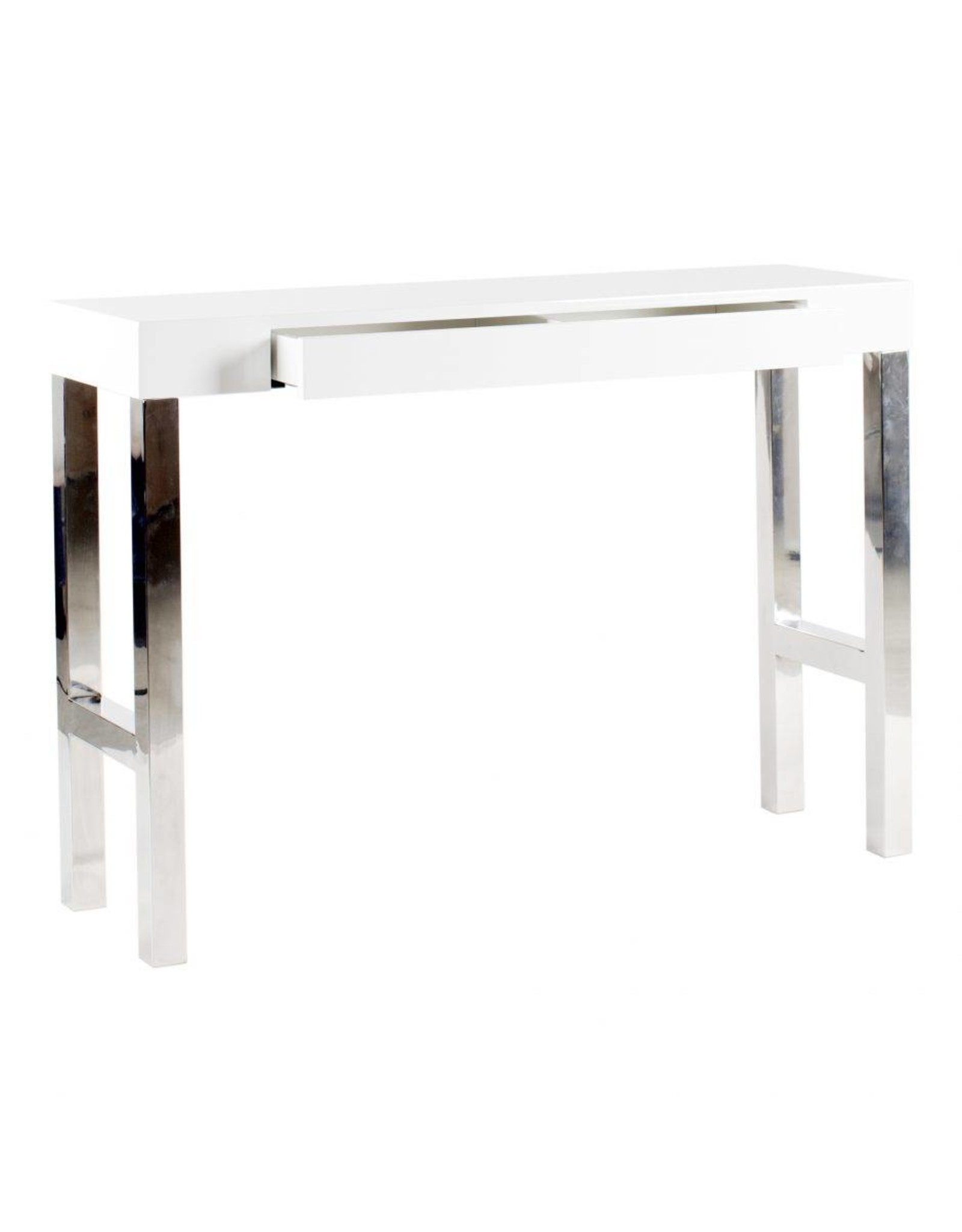 Monroe & Kent TURA CONSOLE TABLE WHITE LAQUER