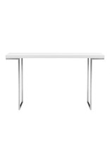 Monroe & Kent REPETIR CONSOLE TABLE WHITE LACQUER