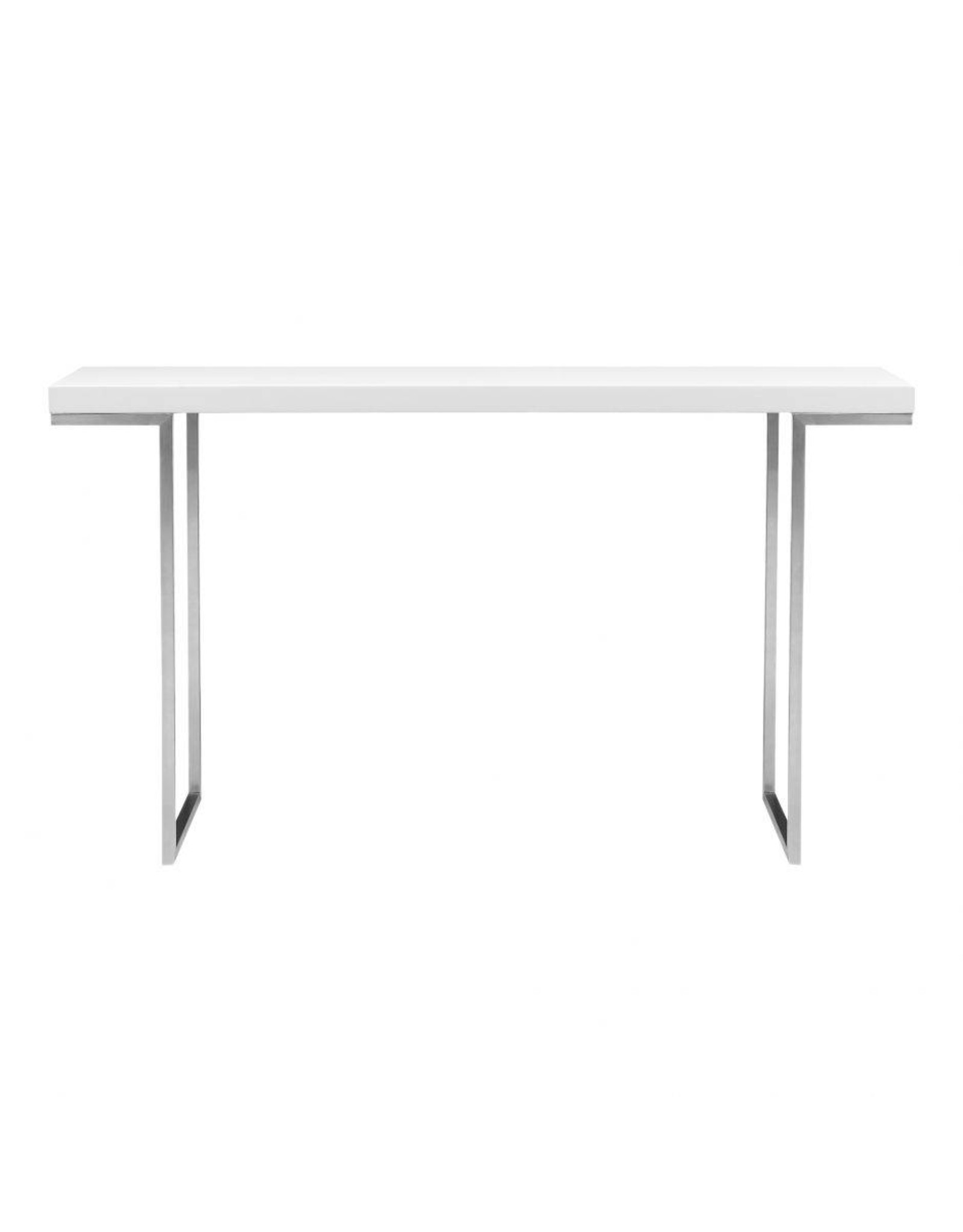 Monroe & Kent REPETIR CONSOLE TABLE WHITE LACQUER