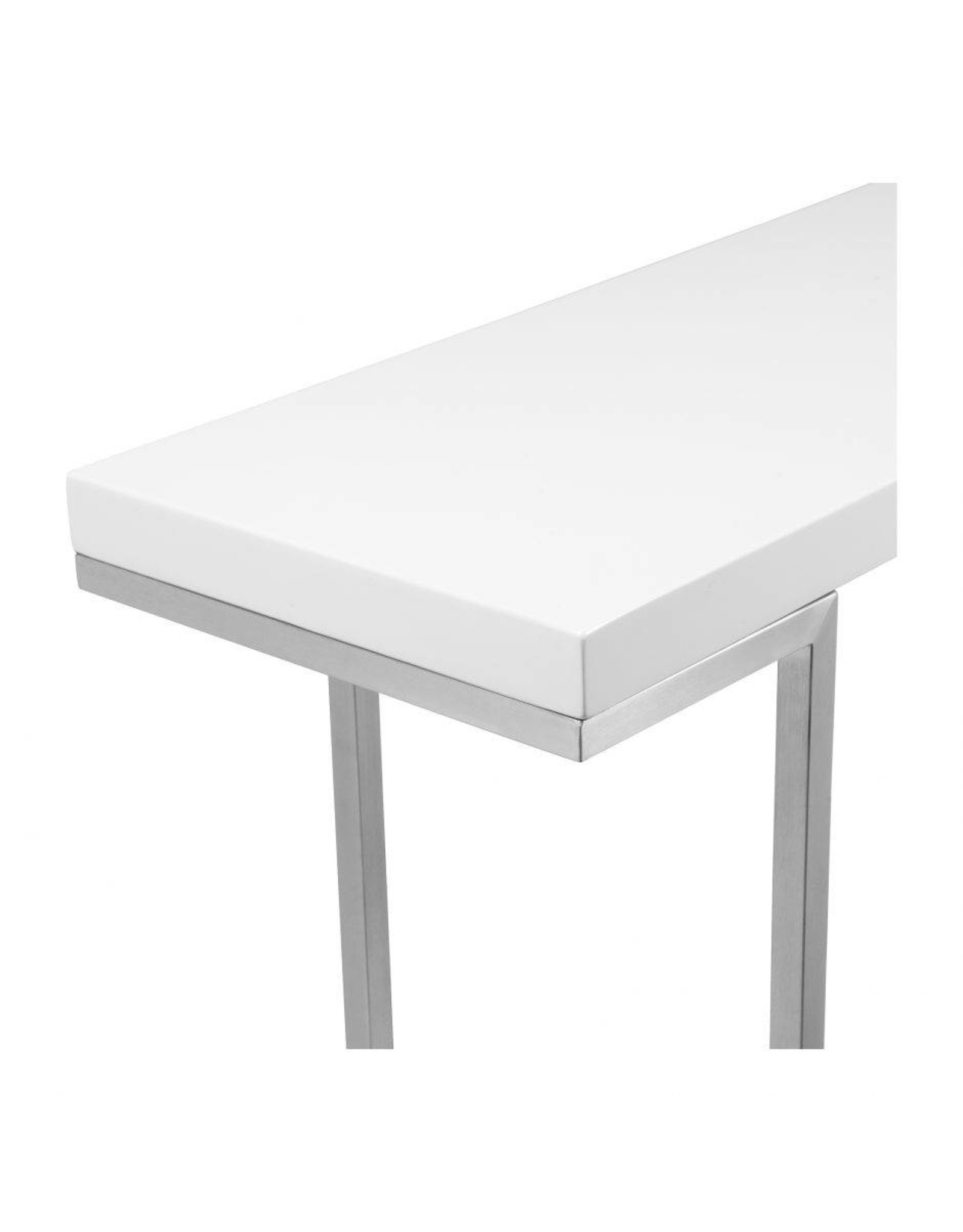 Monroe & Kent REPETIR CONSOLE TABLE WHITE LACQUER
