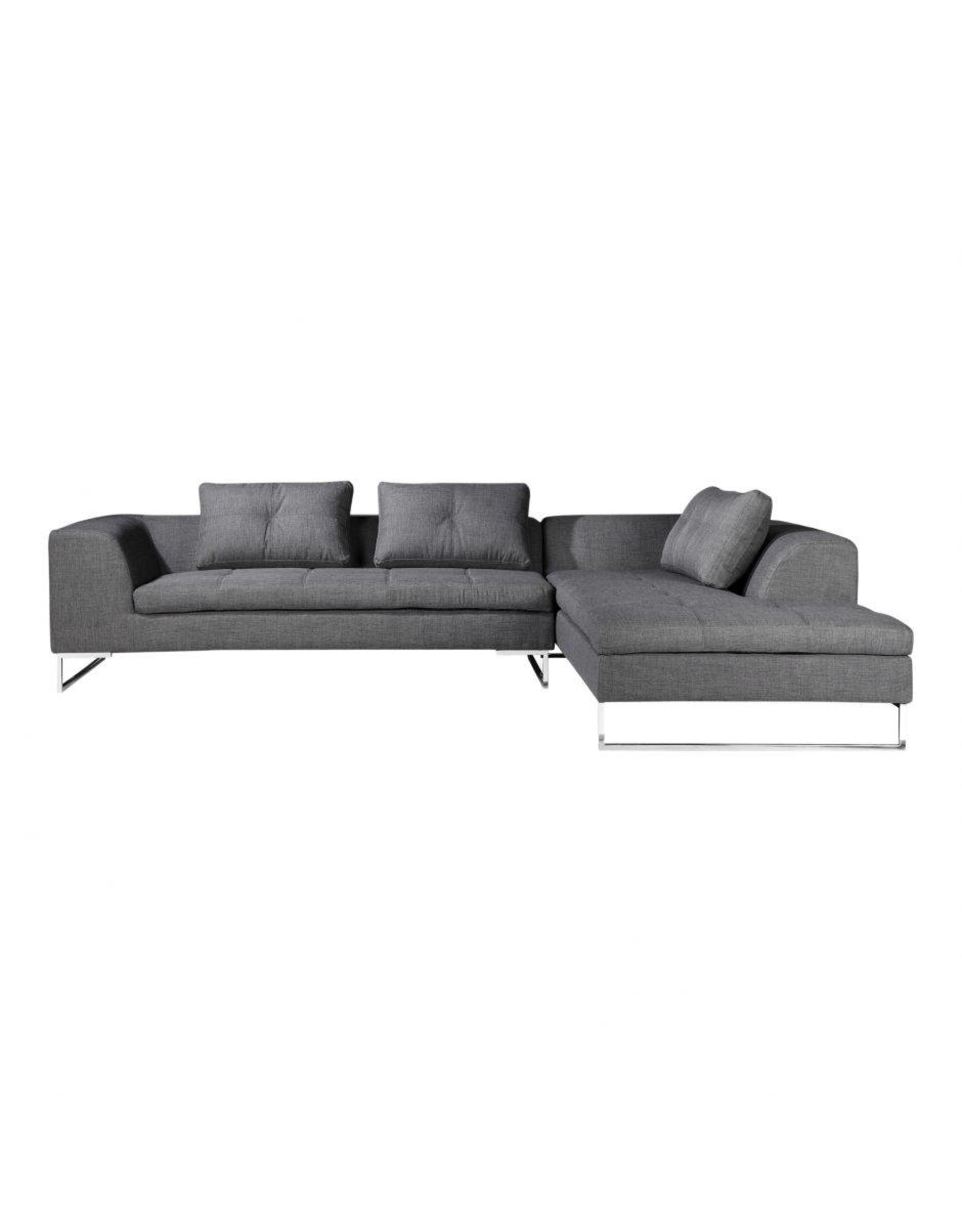 Monroe & Kent SULLA SECTIONAL RIGHT CHARCOAL FABRIC