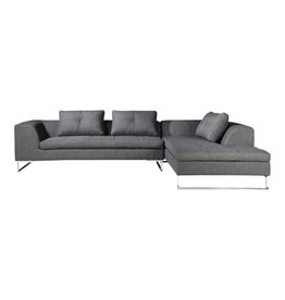 Monroe & Kent SULLA SECTIONAL RIGHT CHARCOAL FABRIC