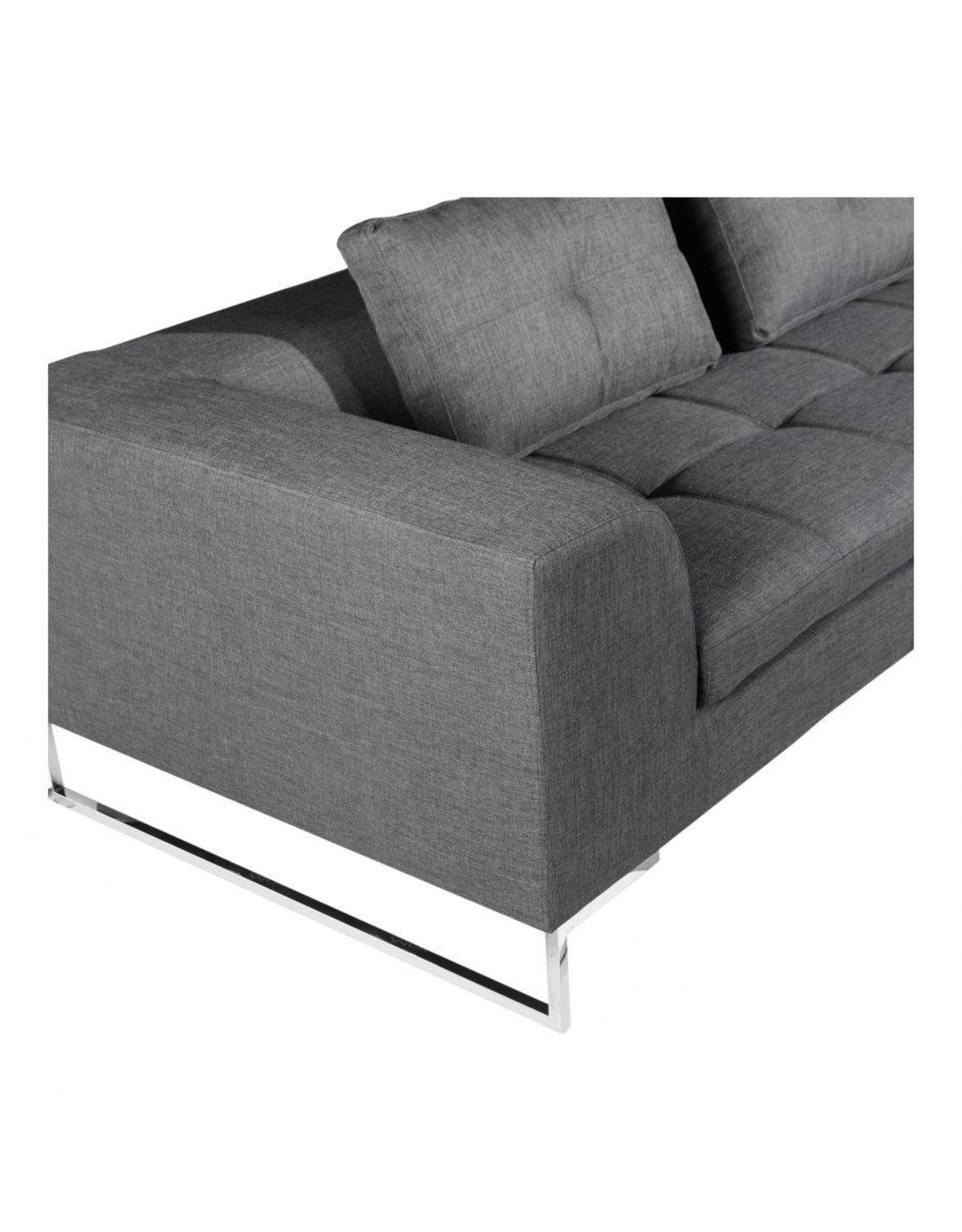 Monroe & Kent SULLA SECTIONAL RIGHT CHARCOAL FABRIC