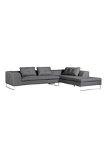Monroe & Kent SULLA SECTIONAL RIGHT CHARCOAL FABRIC