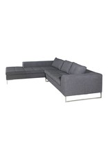 Monroe & Kent SULLA SECTIONAL LEFT CHARCOAL FABRIC