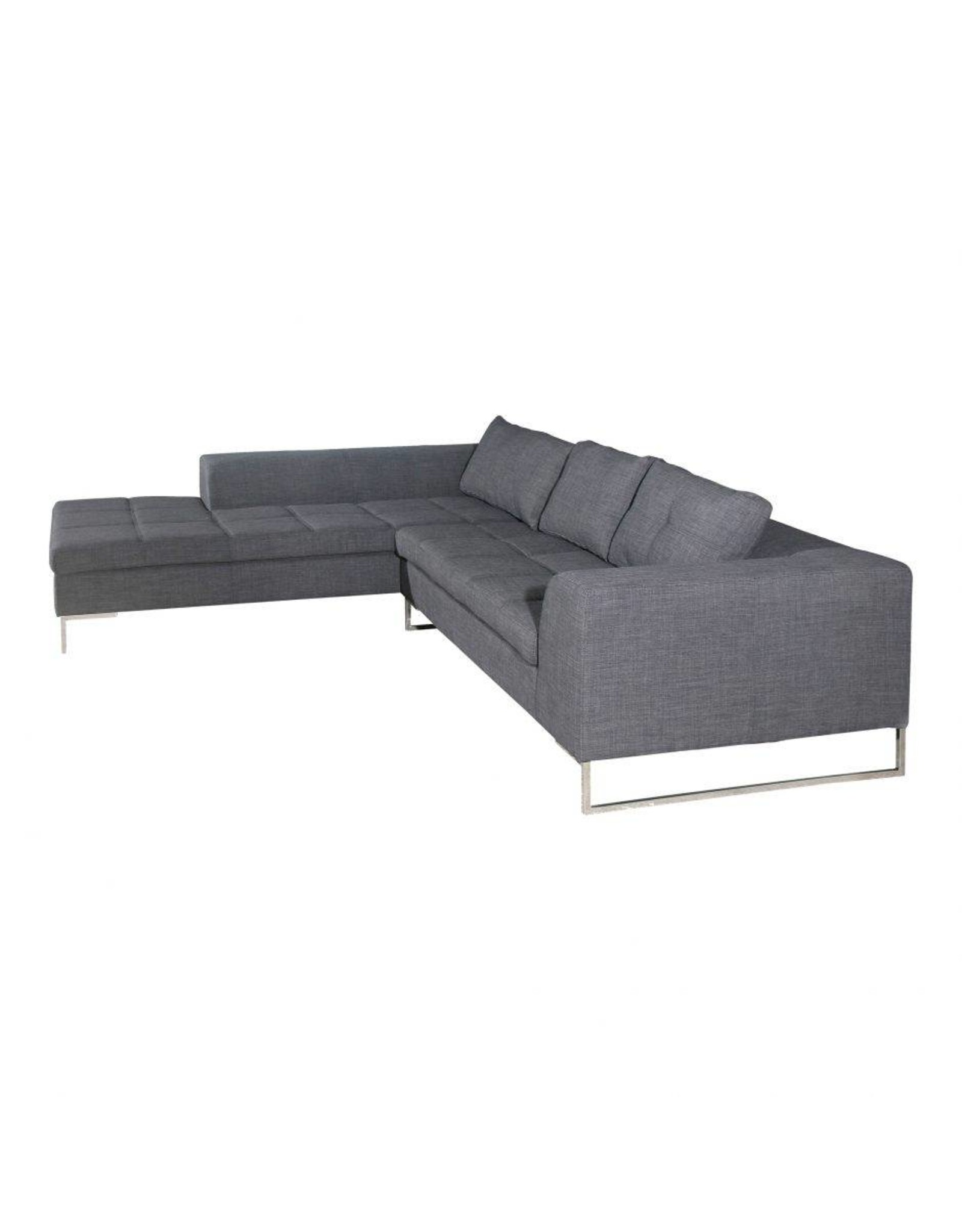 Monroe & Kent SULLA SECTIONAL LEFT CHARCOAL FABRIC