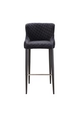 Monroe & Kent ETTA BAR STOOL DARK GREY