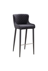 Monroe & Kent ETTA BAR STOOL DARK GREY