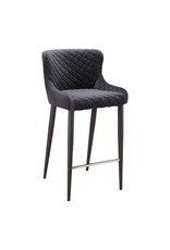 Monroe & Kent ETTA COUNTER STOOL DARK GREY