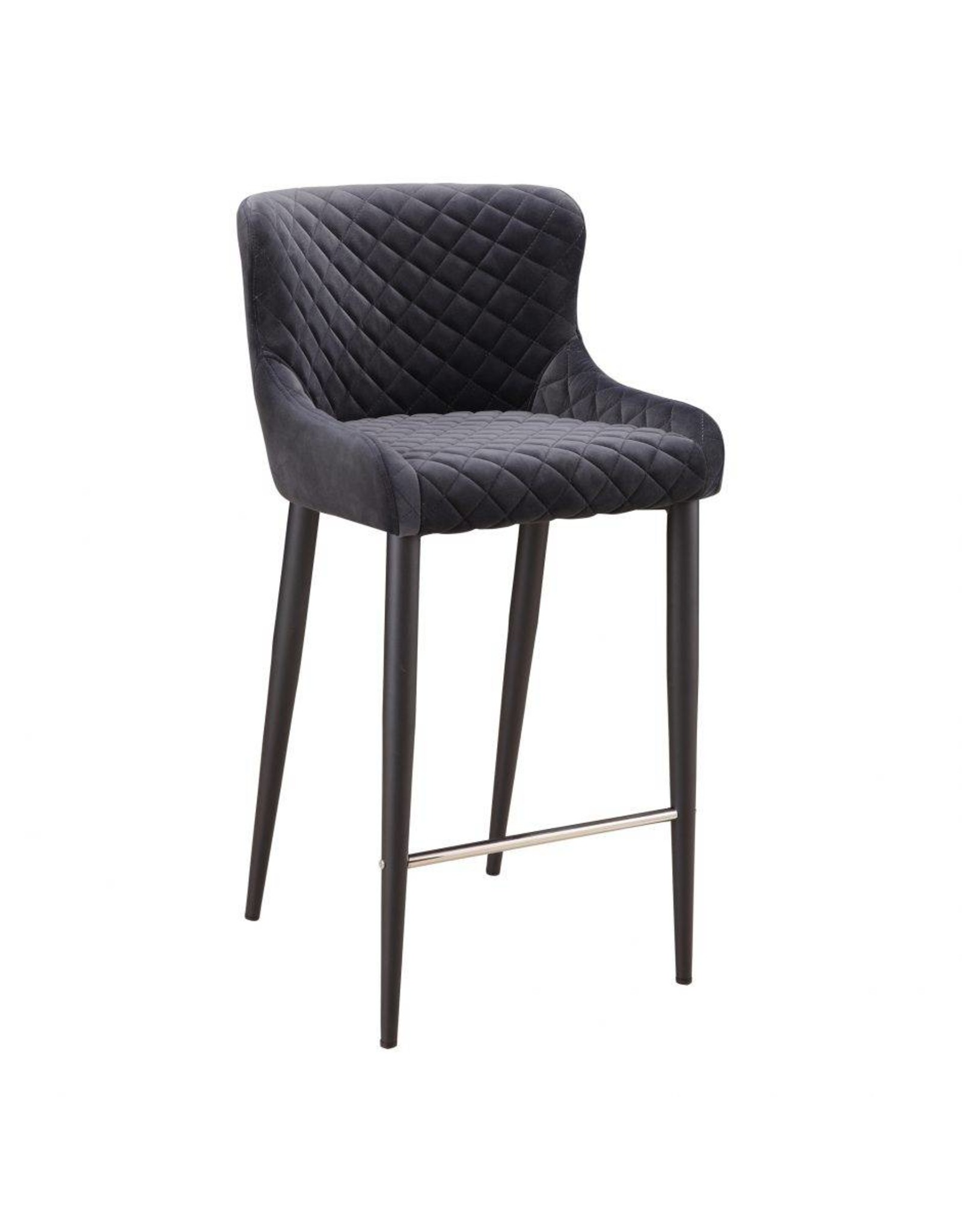 Monroe & Kent ETTA COUNTER STOOL DARK GREY